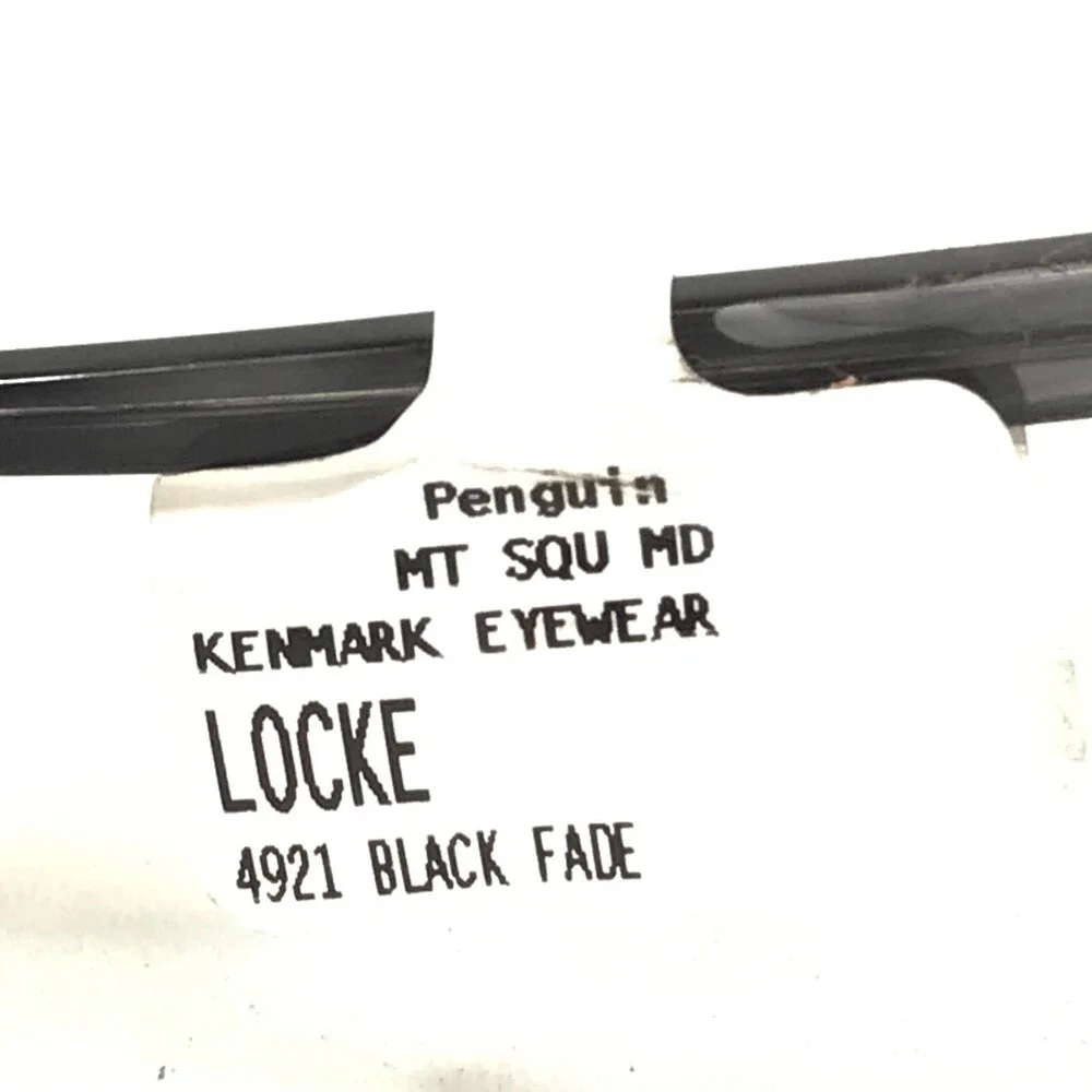 Penguin Eyeglasses Frames THE LOCKE RK Black Gray Arnel Johnny Depp 49-21-140
